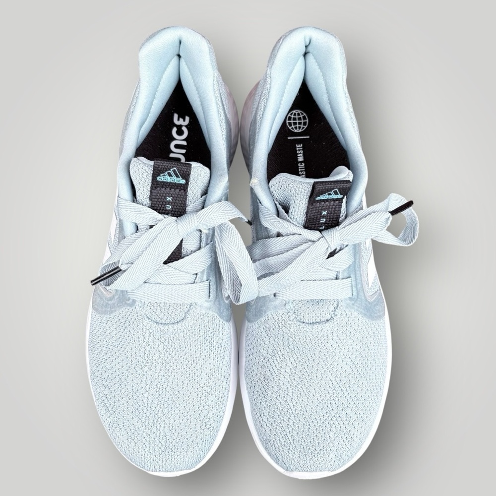 ADIDAS Edge Lux 5 Running Shoe | Blue Grey /White/Silver Metallic | Size 9 - Picture 5 of 14